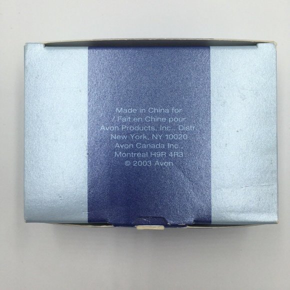 AVON Silver Plated (SP) Faceted Aqua Blue Rhinestone NECKLACE, 2003 - Picture 6 of 6